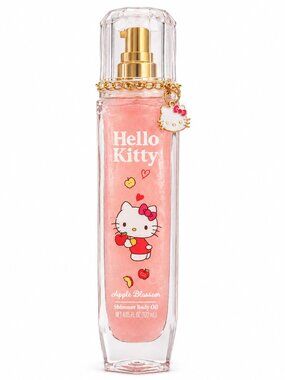 Hello Kitty Apple Blossom Shimmer Body Oil Glow Spray 4oz Sanrio NEW